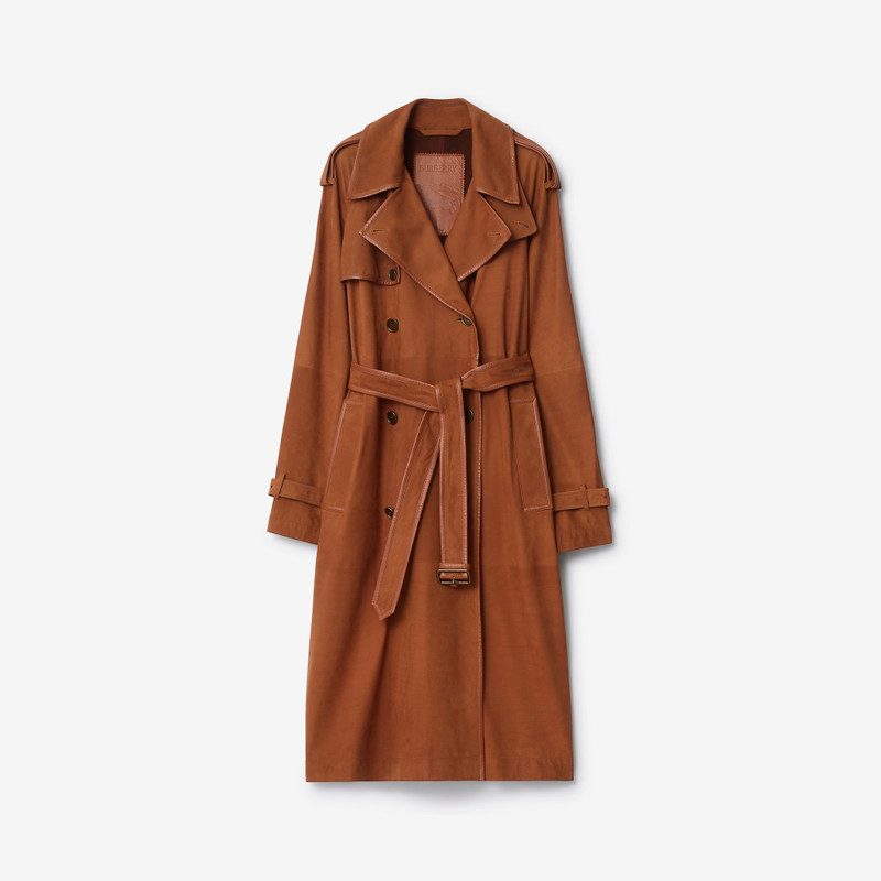 Long Nubuck Castleford Trench Coat 1
