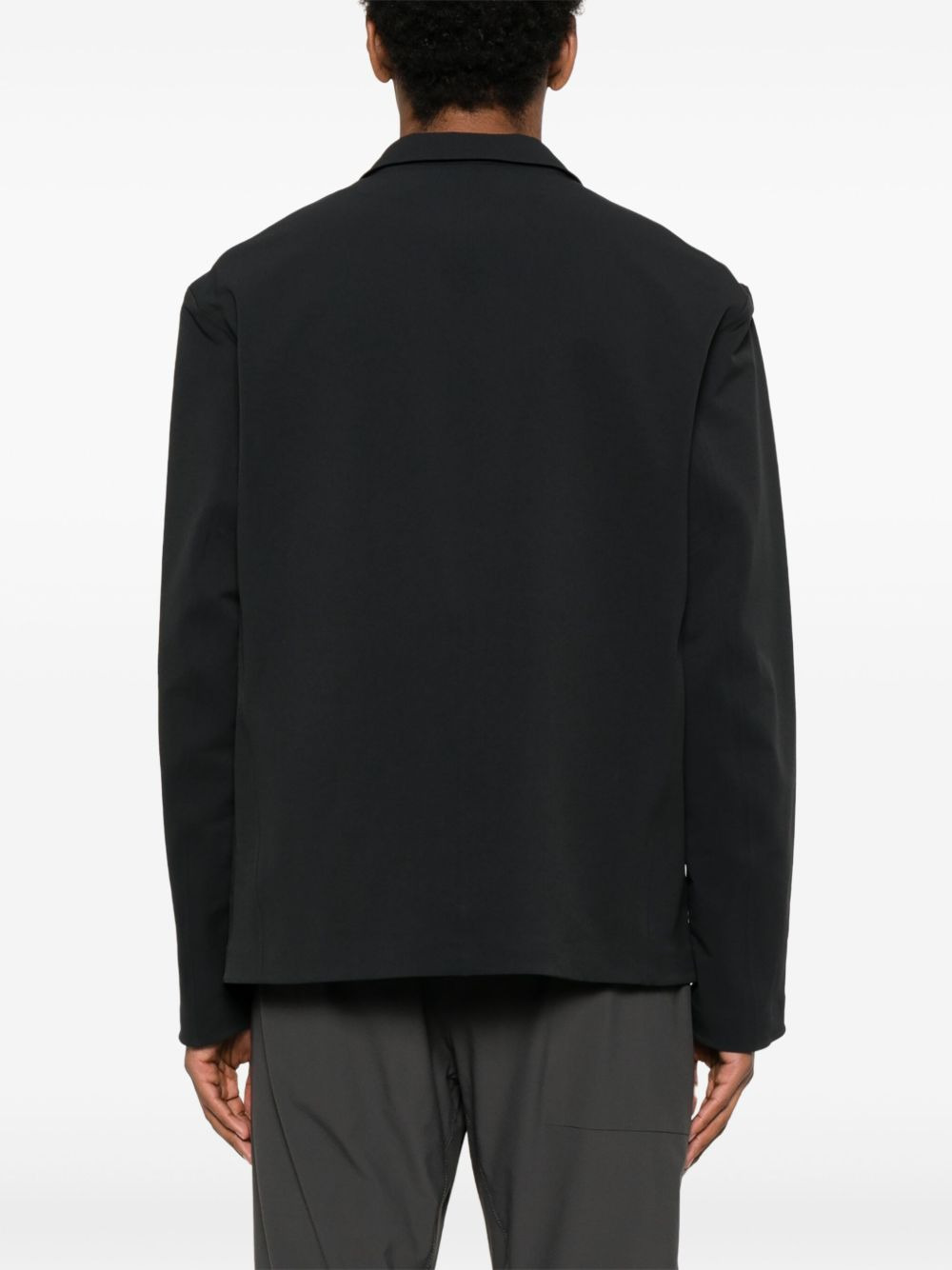 notched-collar blazer - 4