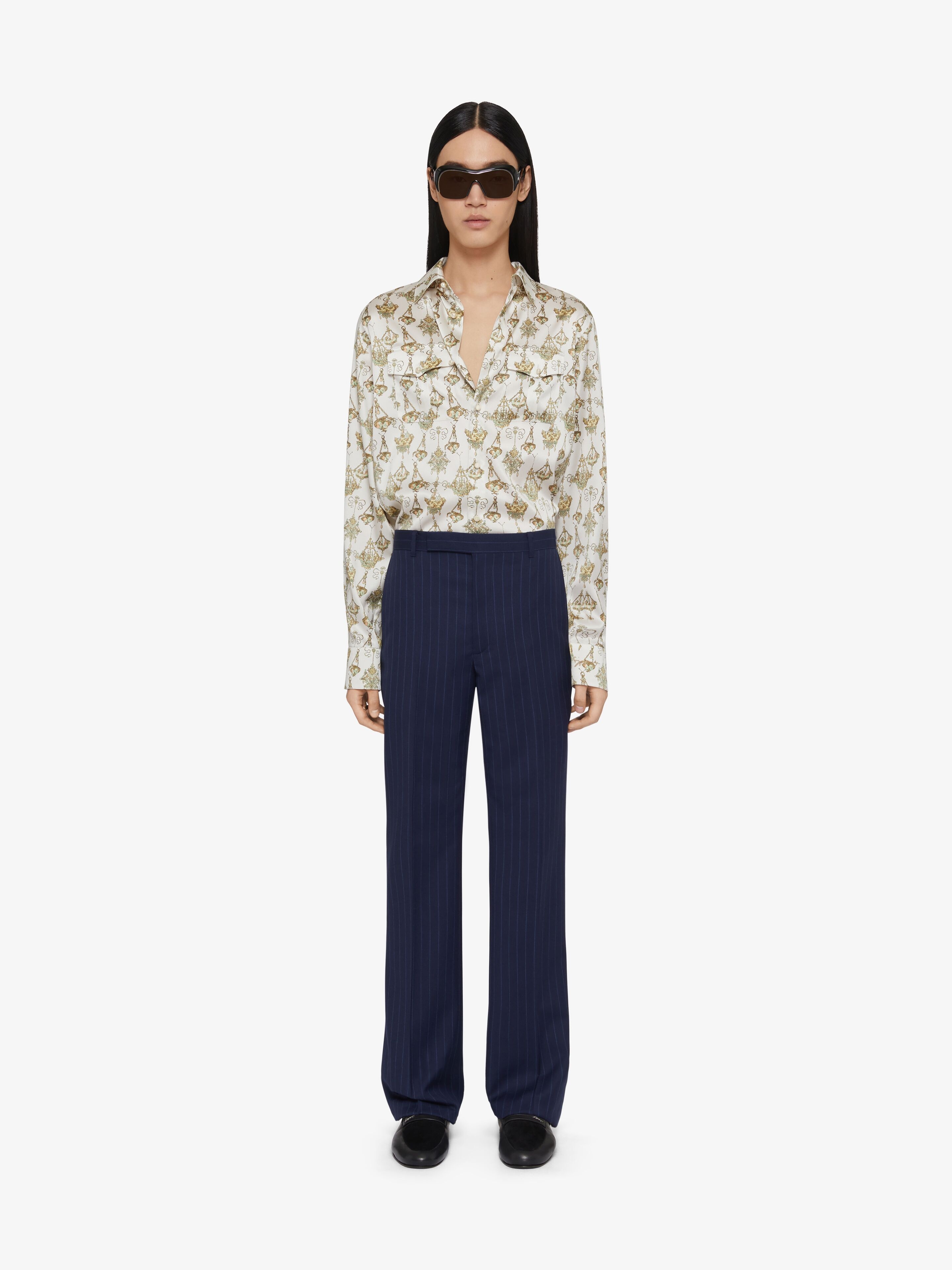 PRINTED CHANDELIER SHIRT IN SILK - 2