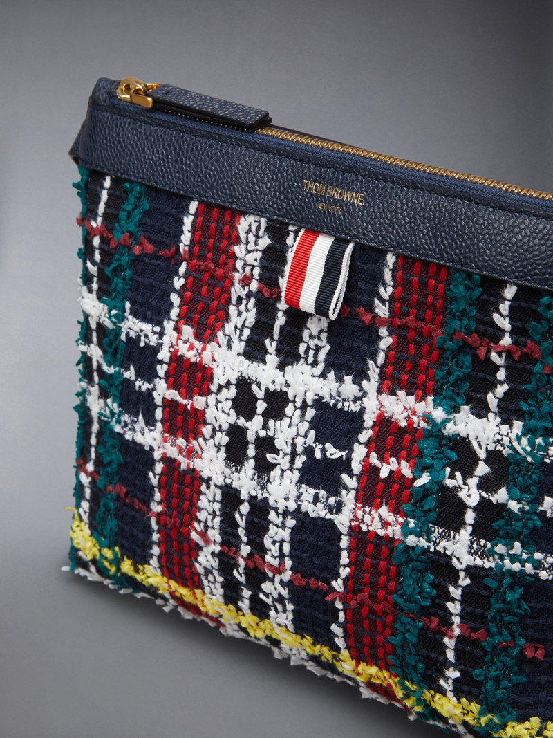 Hunting Tartan Eyelash Tweed Toiletry Case 4