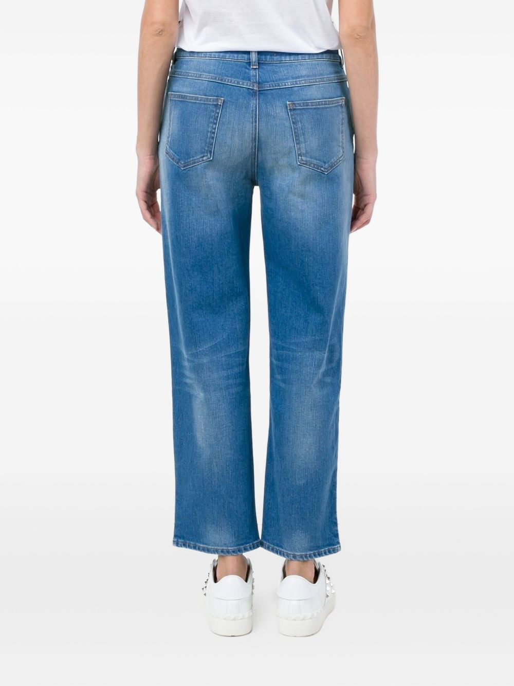 Rockstud cropped jeans - 4