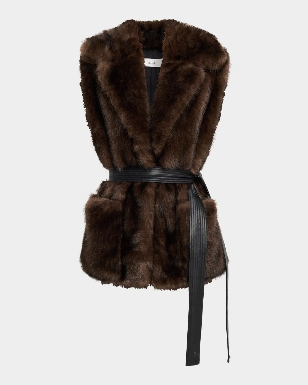 Devon Faux Fur Vest - 1