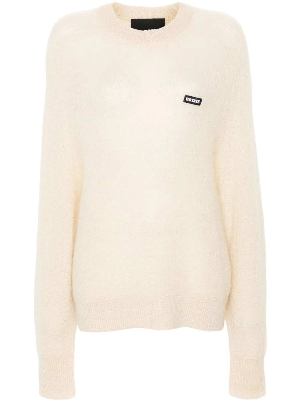 light-knit logo sweater - 1