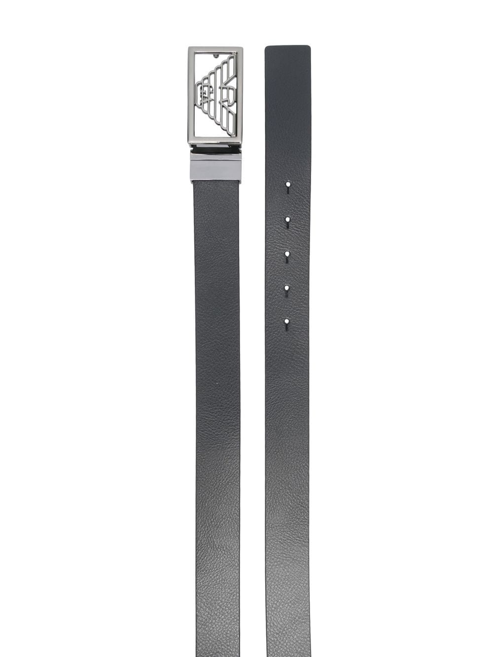 logo-plaque buckle belt - 2