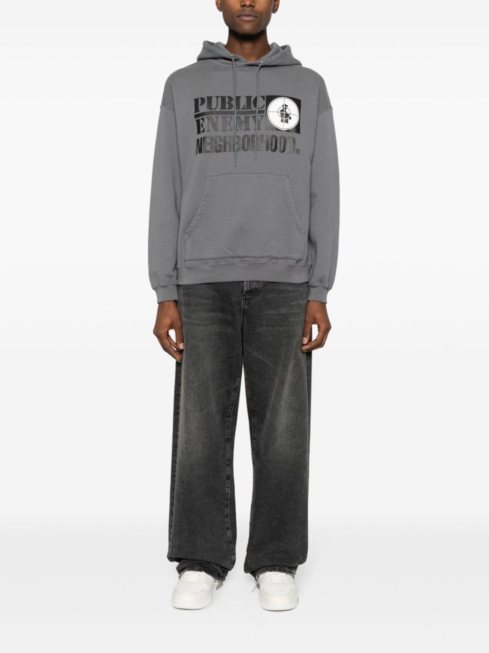 x Public Enemy graphic-print hoodie - 2