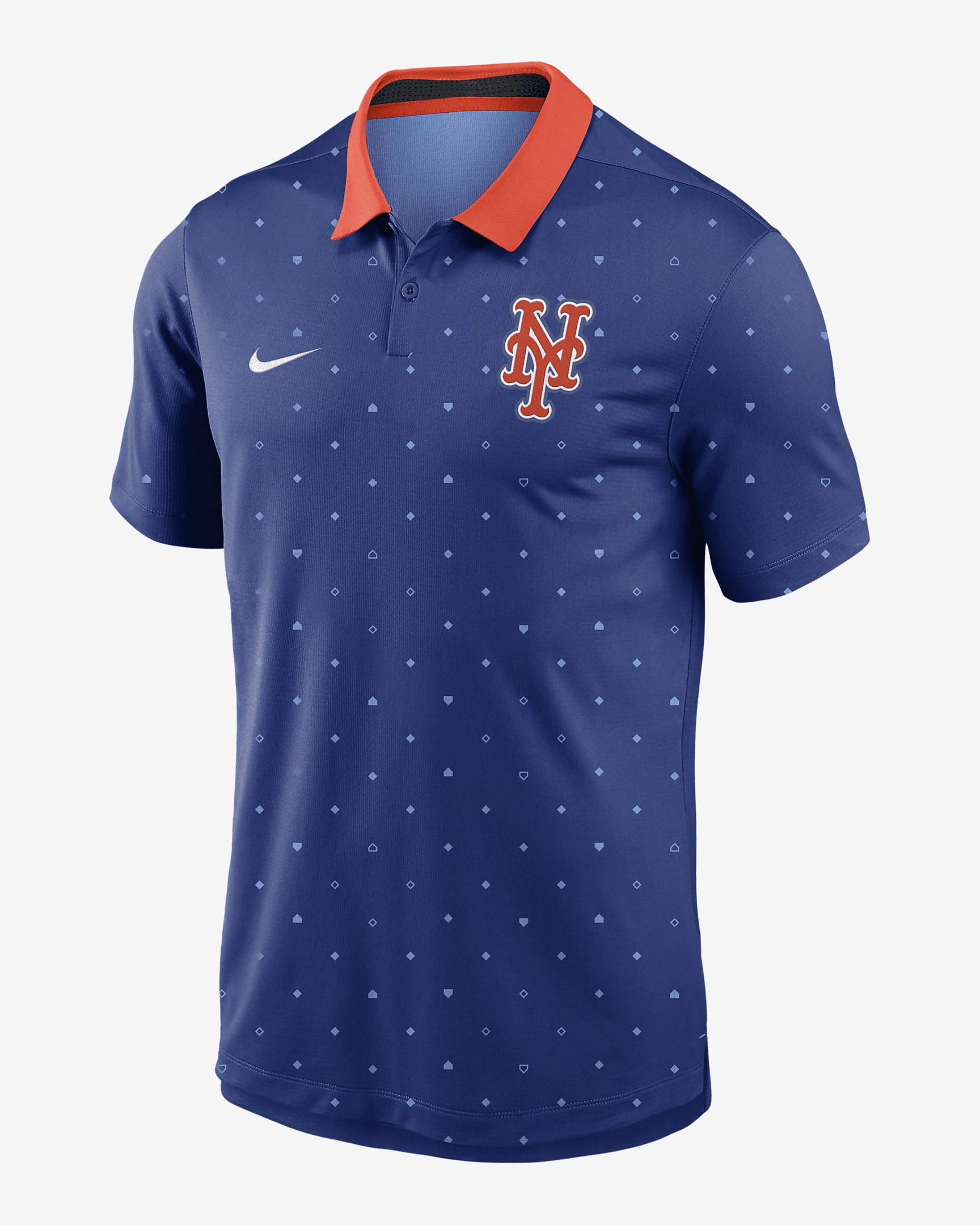 New York Mets Legacy Icon Vapor Nike Men's Dri-FIT MLB Polo - 1