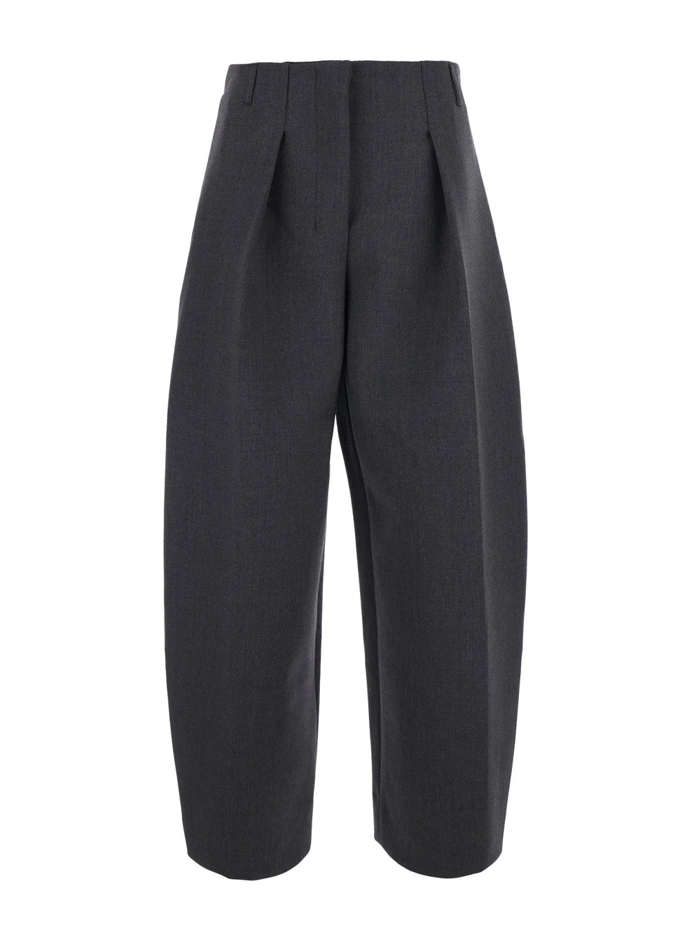 Jacquemus Women Le Pantalon Ovalo Is A Pair Of Pants With Pockets And Front Closure In Gray For Wome - 1