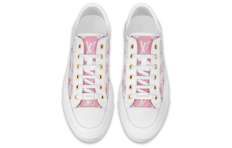(WMNS) LOUIS VUITTON Stellar Sneakers 'White Grey Pink' 1A8NLD - 4