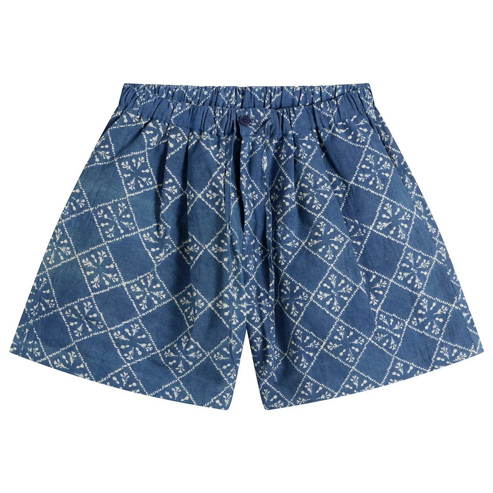 Story mfg. Hand Block Printed Bridge Shorts - 1