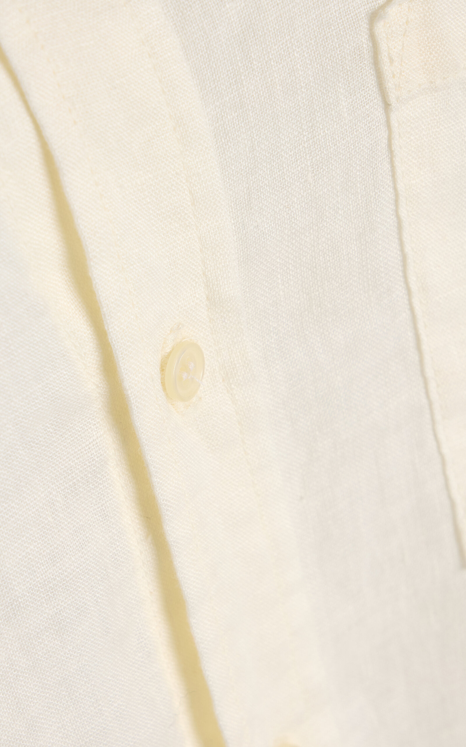 Kayla Shrunken Linen Shirt ivory - 5