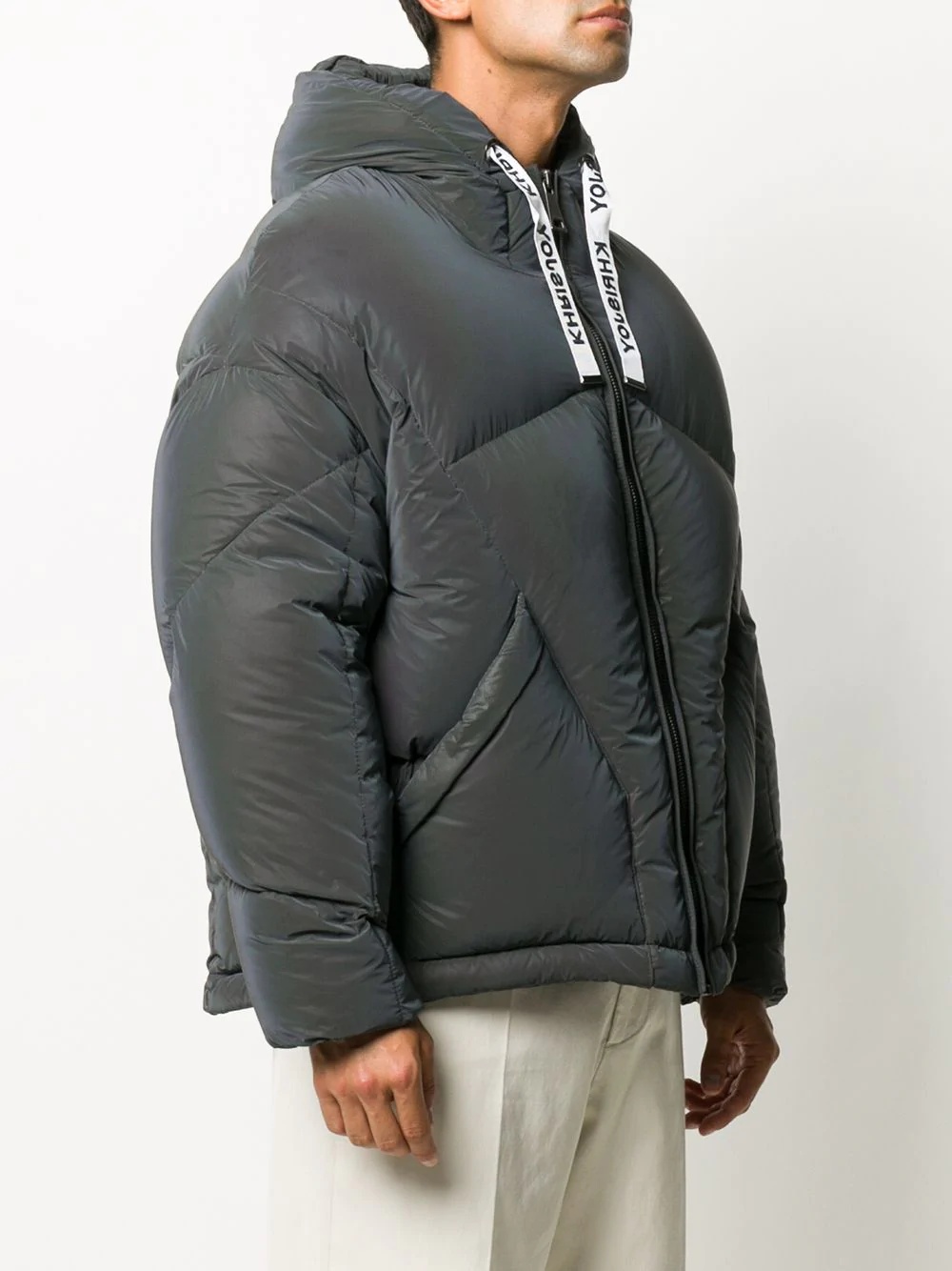 hooded down puffer jacket - 3