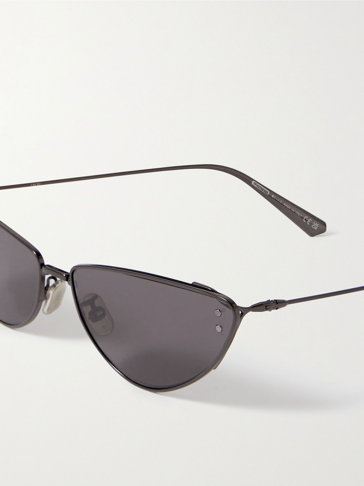 MissDior B1U cat-eye metal sunglasses Gray - 4