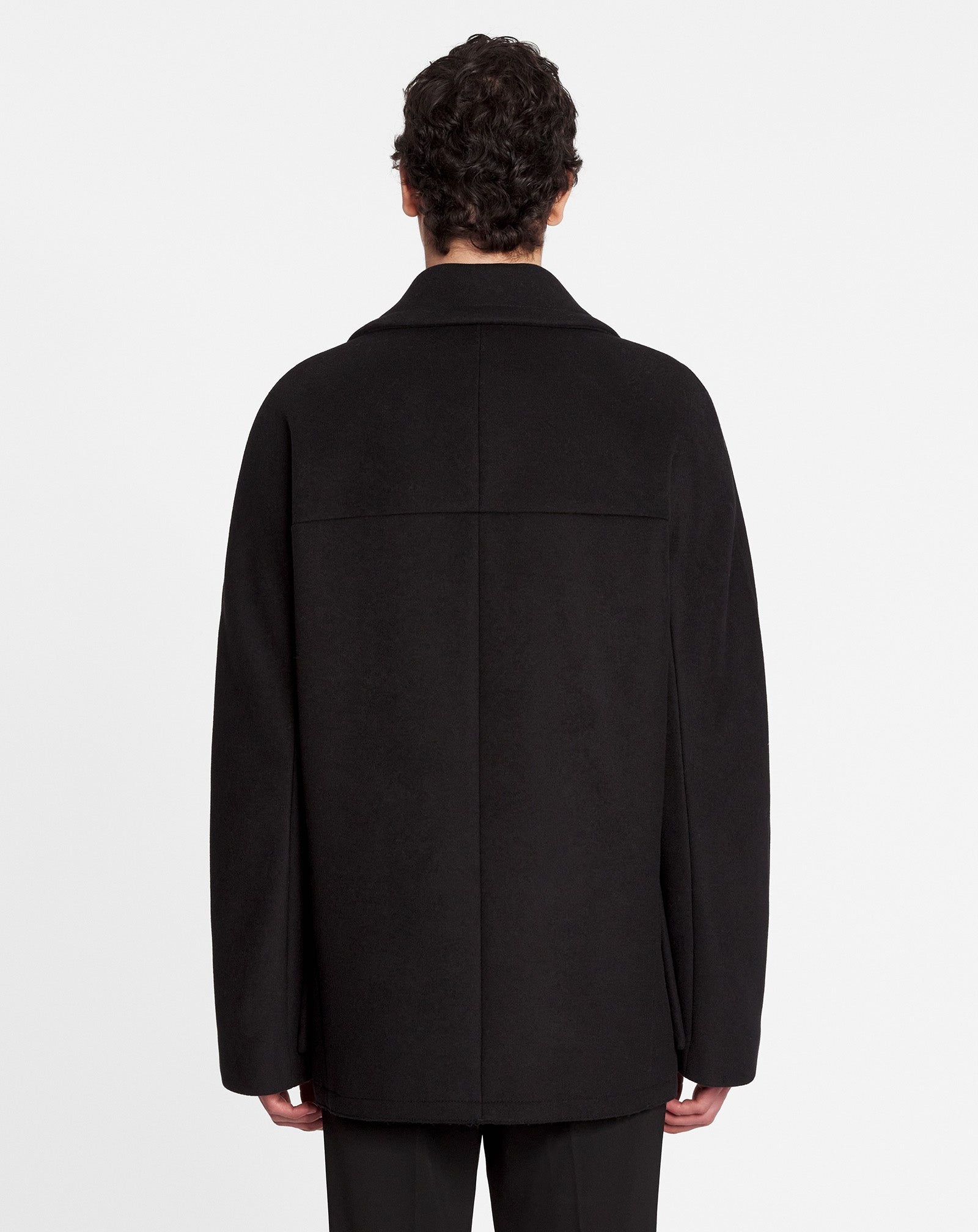 KIMONO-INSPIRED PEACOAT - 4
