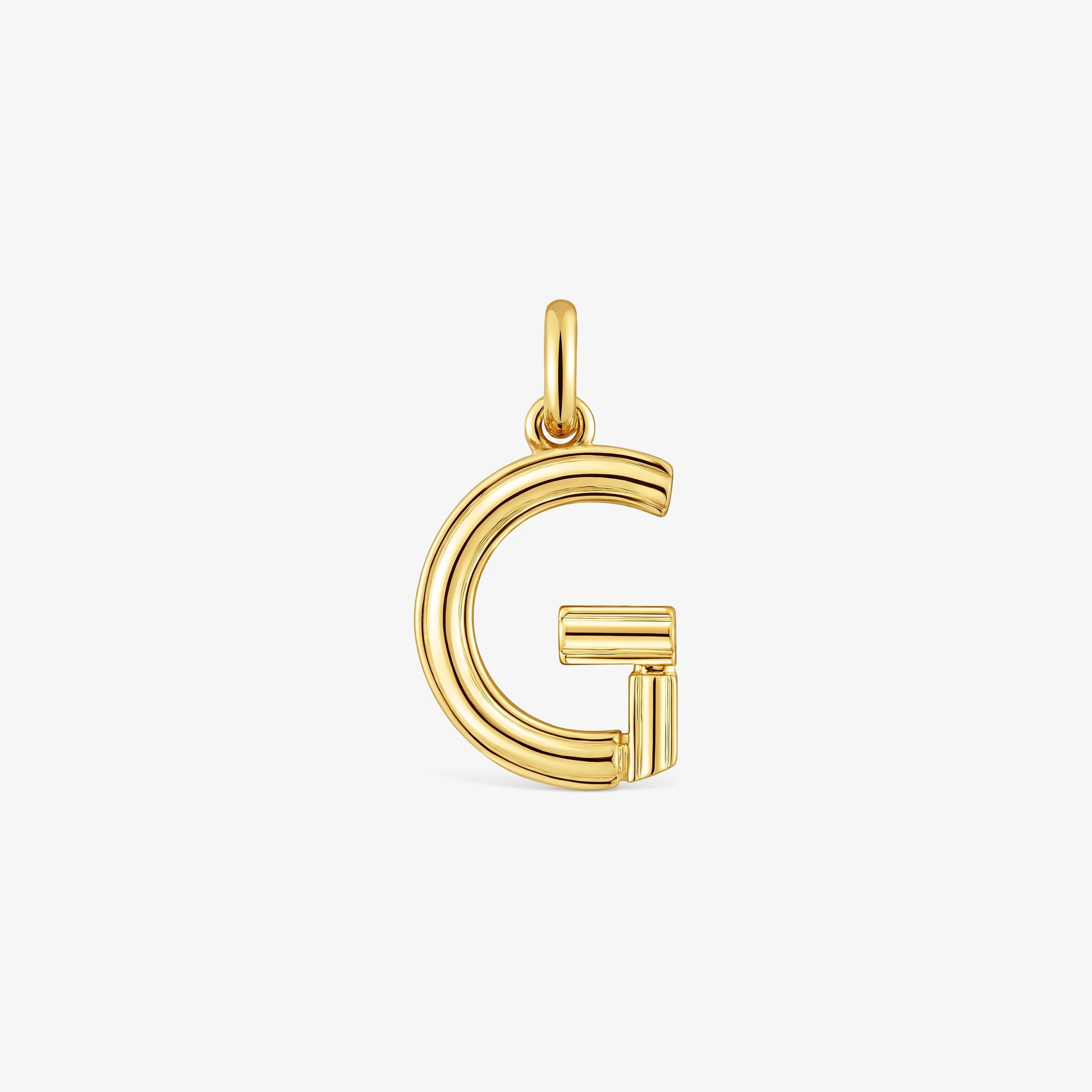 Medium 18K gold vermeil letter G Pendant TOUS Alphabet - 1