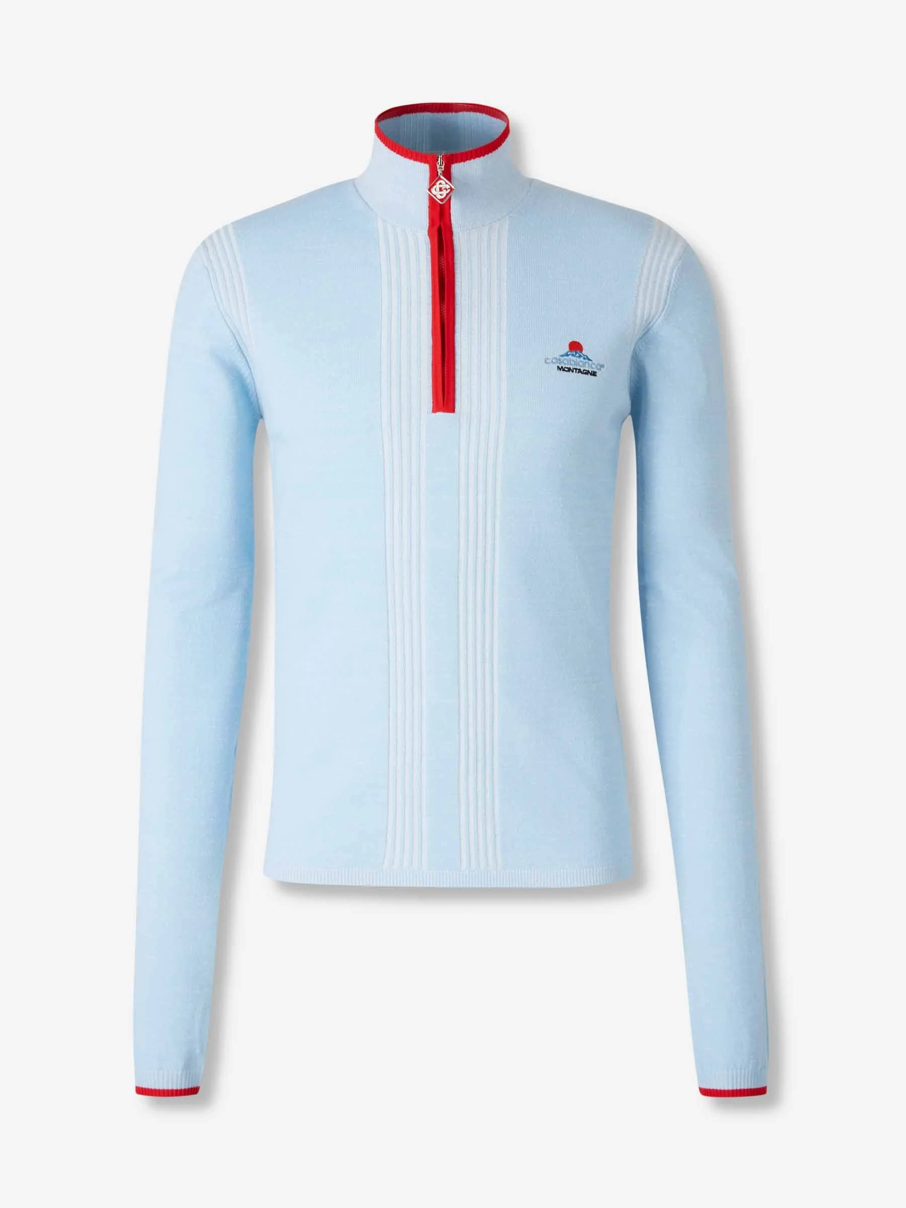 KNIT ZIP CARDIGAN - 1