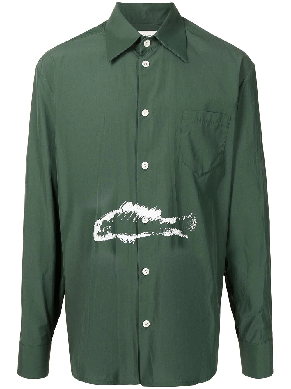 fish print shirt - 1
