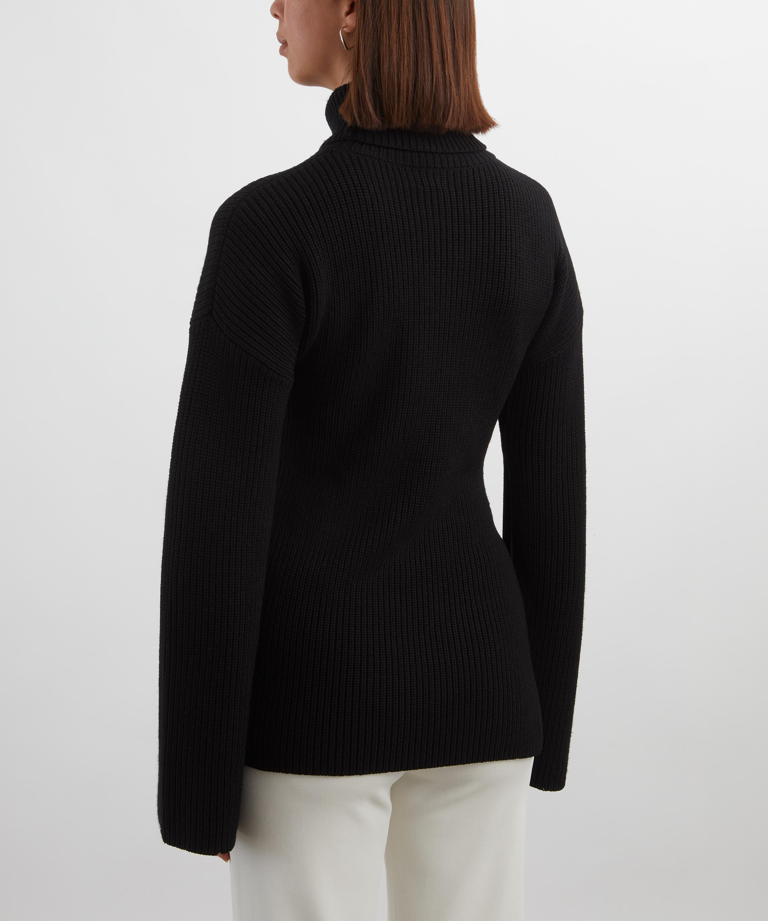 Slit Sleeve Knit Jumper - 4
