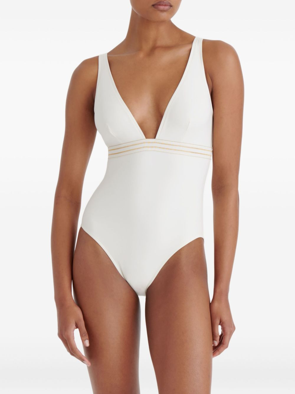Sillage plunge-neck swimsuit - 3