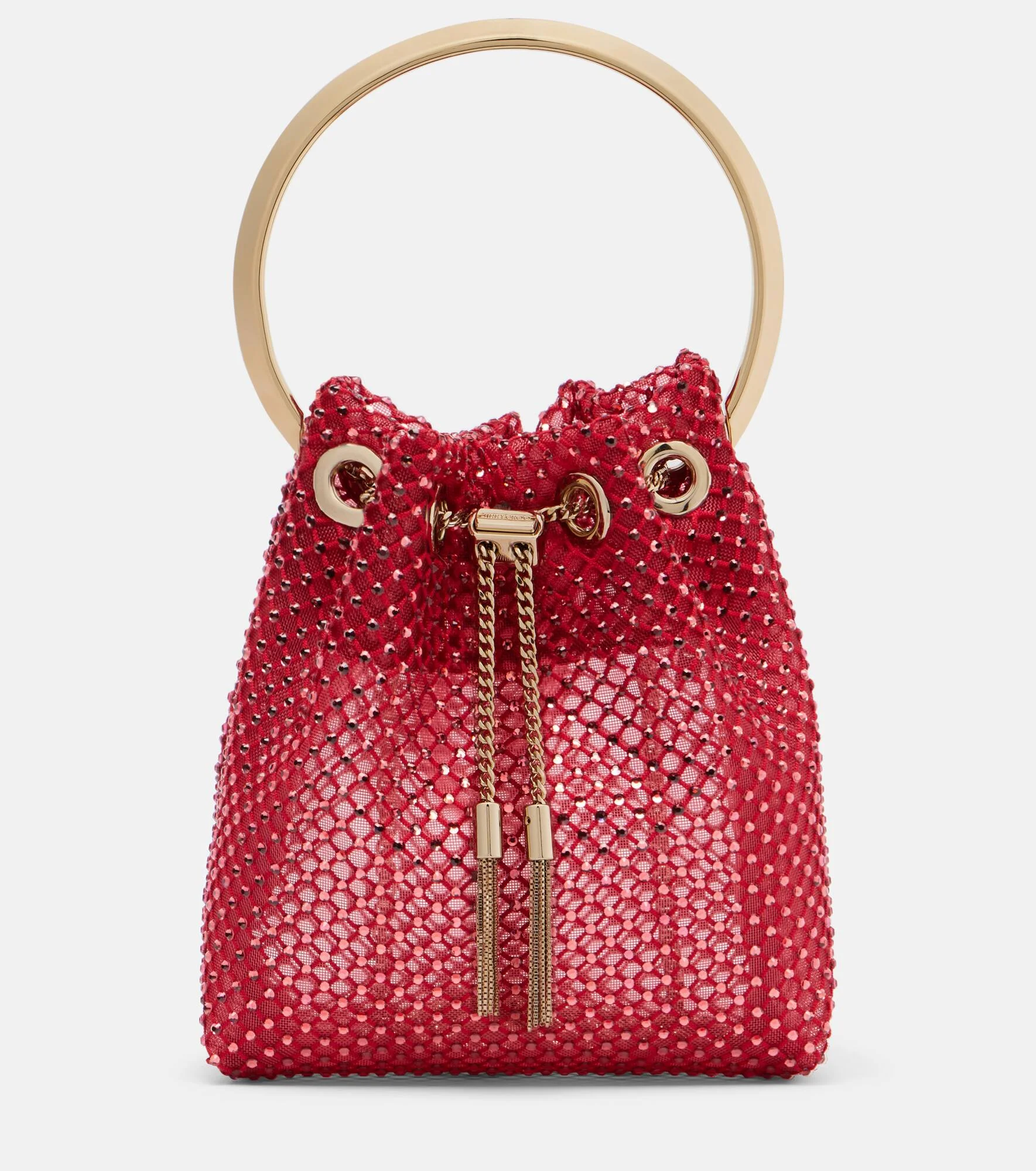 Bon Bon Small embellished satin bucket bag - 1