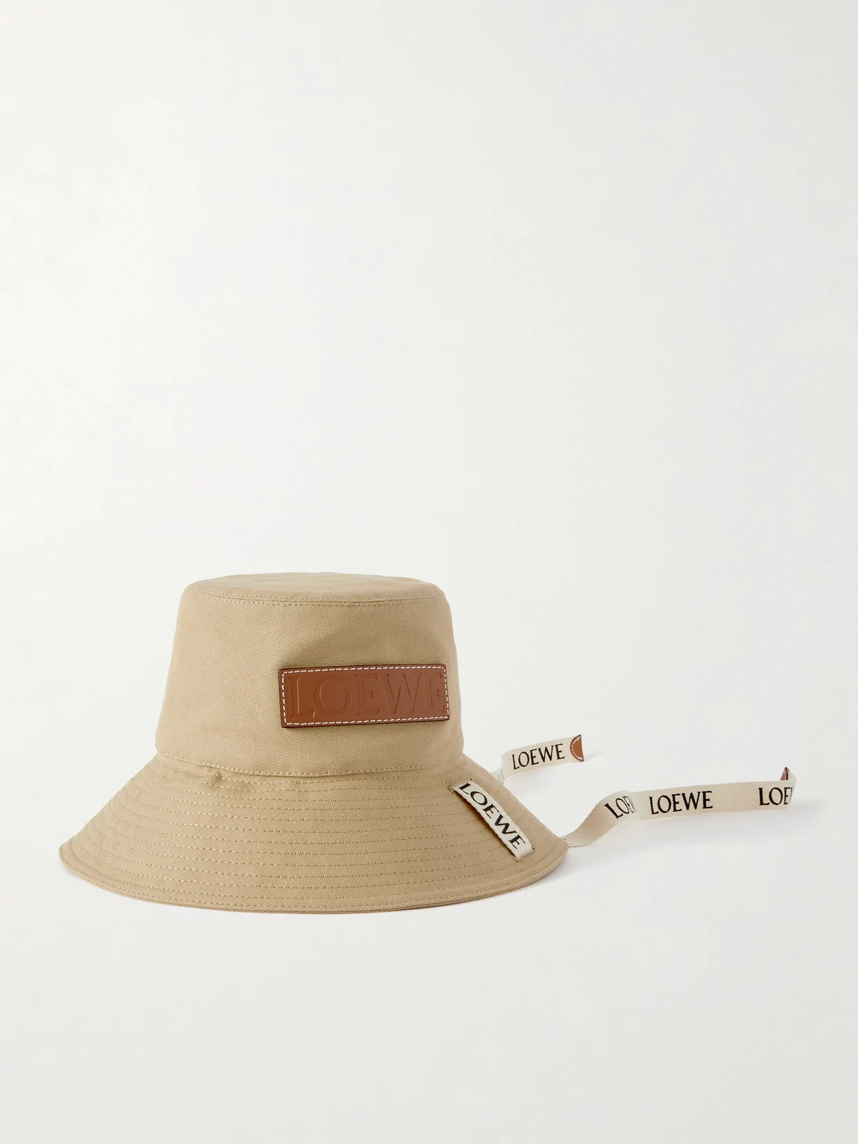 + Paula's Ibiza Appliquéd Cotton-canvas Bucket Hat - 1