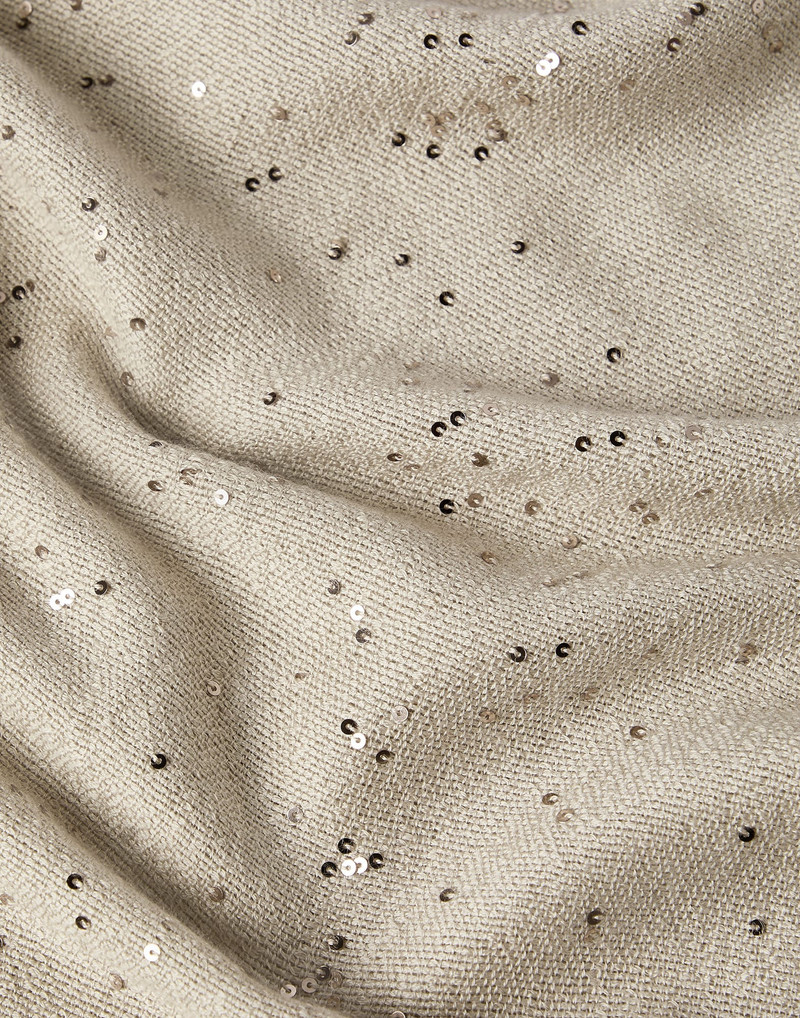 Cashmere and silk diamond yarn scarf 3