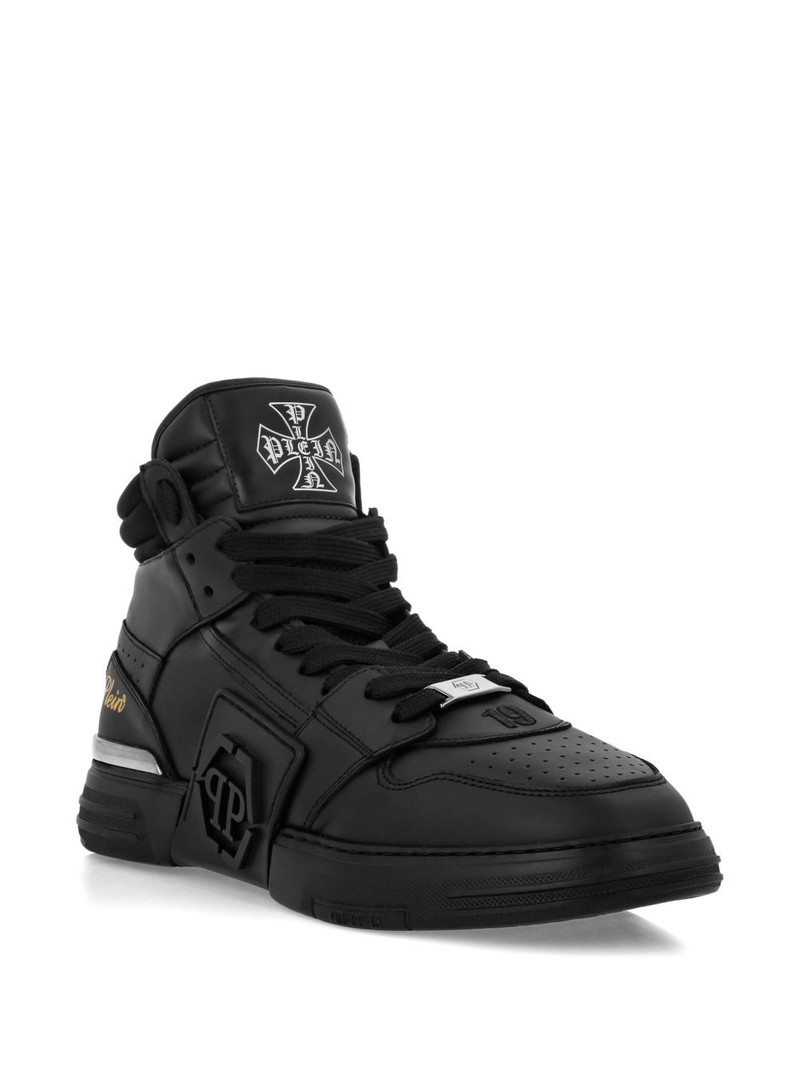 PHILIPP PLEIN Hexagon hi-top sneakers outlook