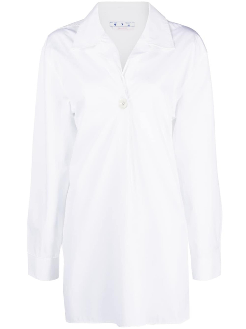 long-sleeve button-fastening shirt 1