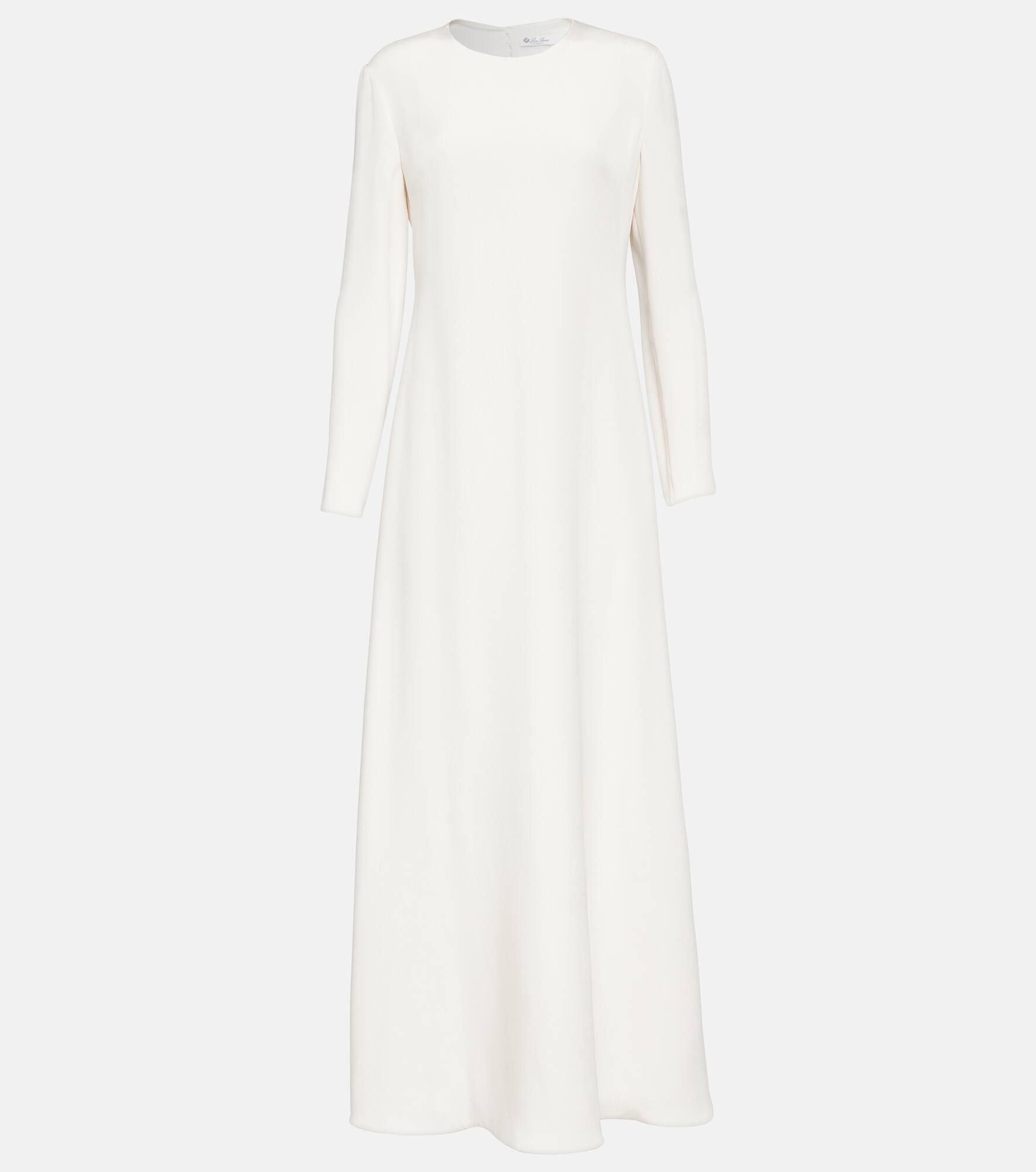 Flared silk gown - 1