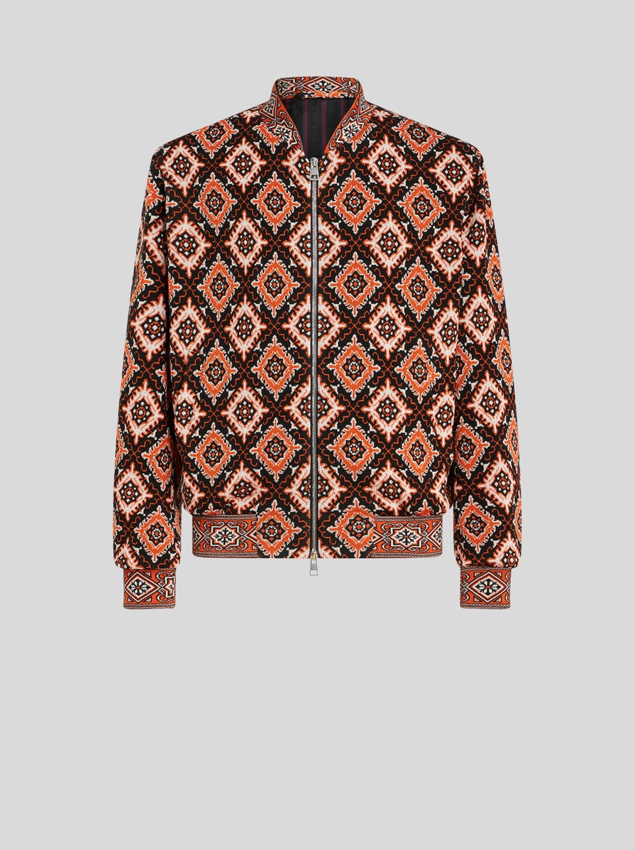 JACQUARD BOMBER JACKET - 1