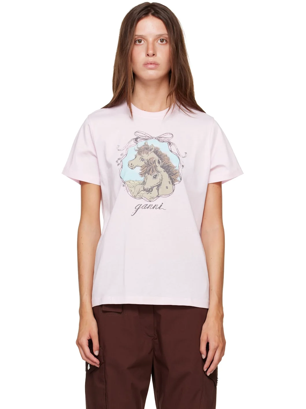 Pink Horse Qixi Basic Cotton Jersey T-shirt - 1