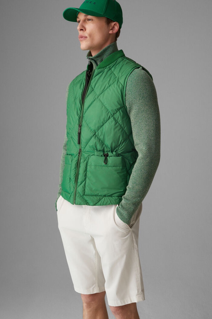Rocco Down waistcoat in Green - 2