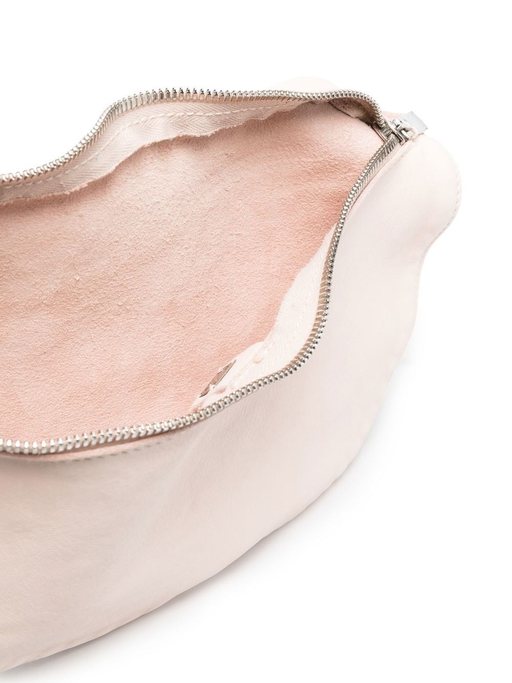 zipped leather shoulder bag - 5