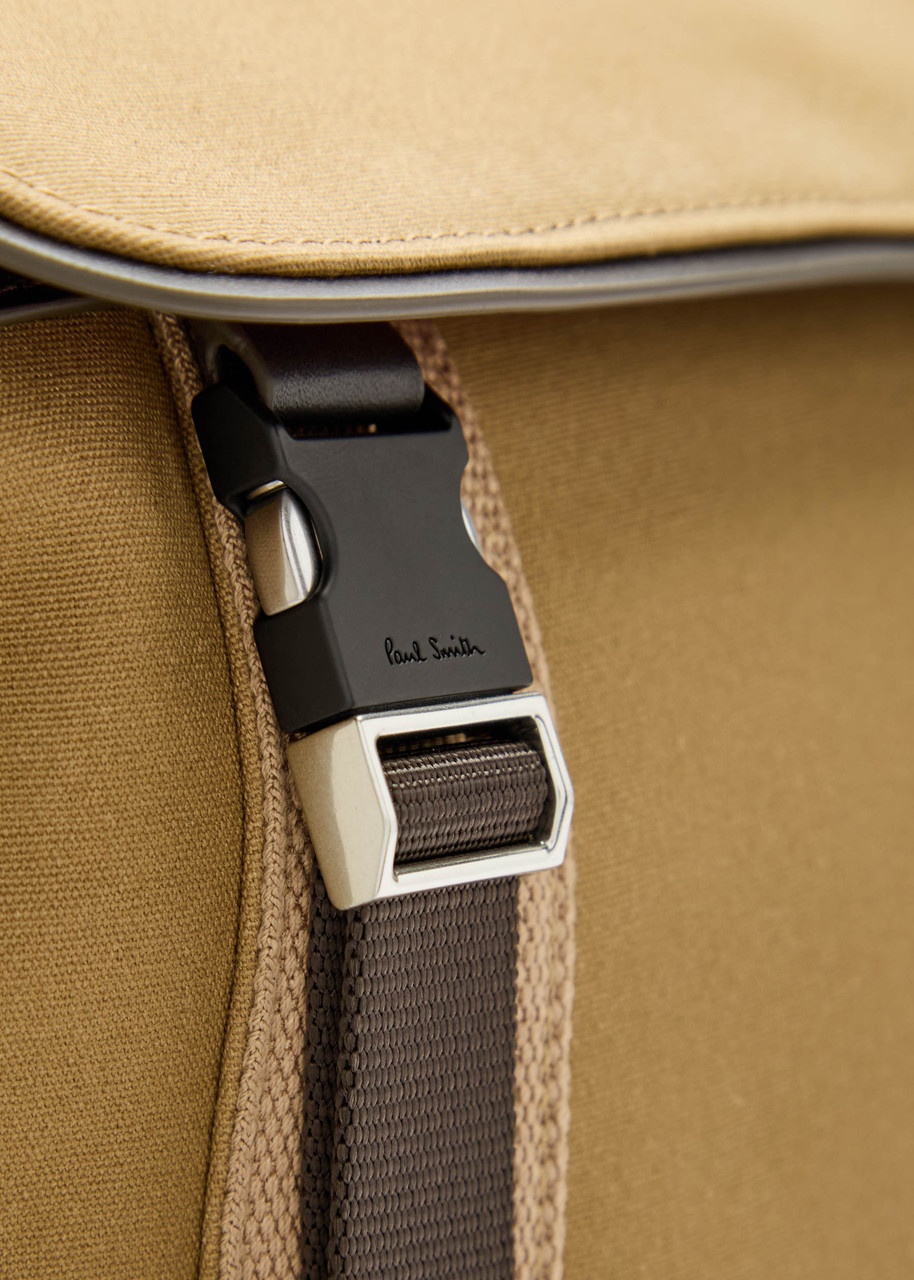 Paul Smith Canvas and Leather Backpack - 3