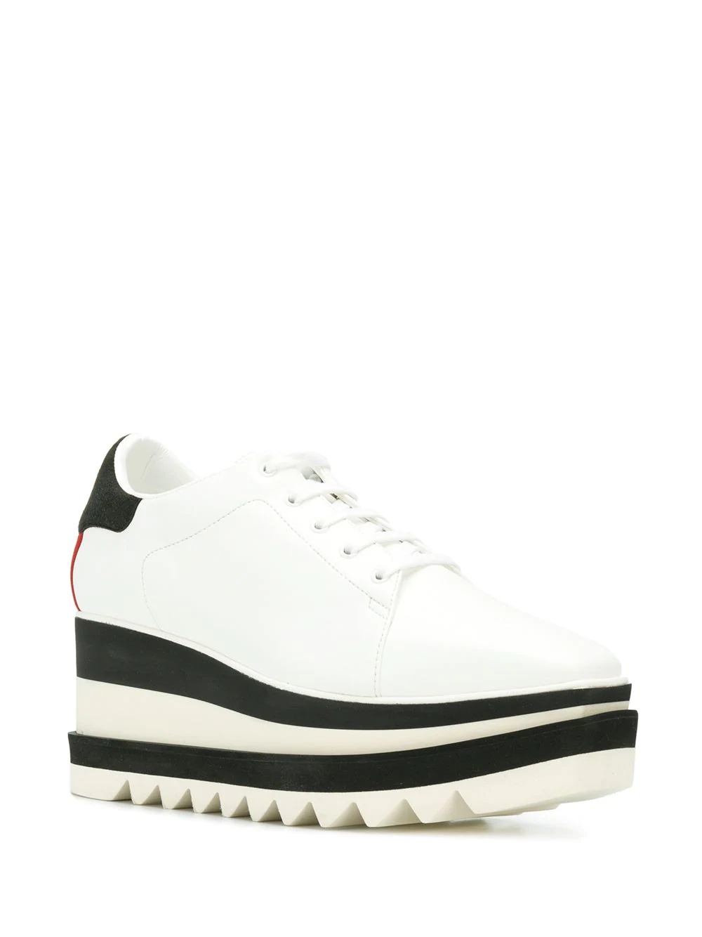 Elyse striped platform sole sneakers - 2