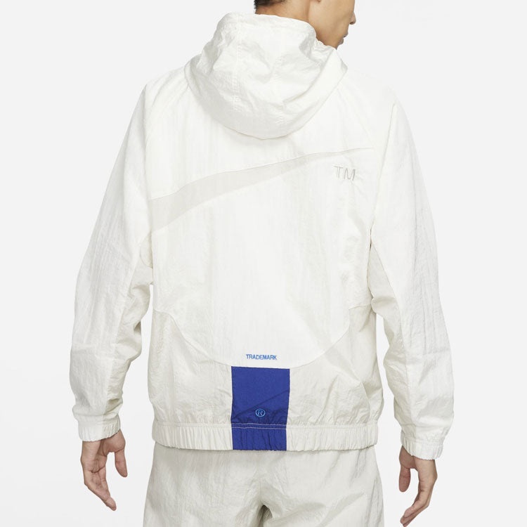 Nike Sportswear Swoosh Large Logo hooded Woven Jacket White DD5968-133 - 4