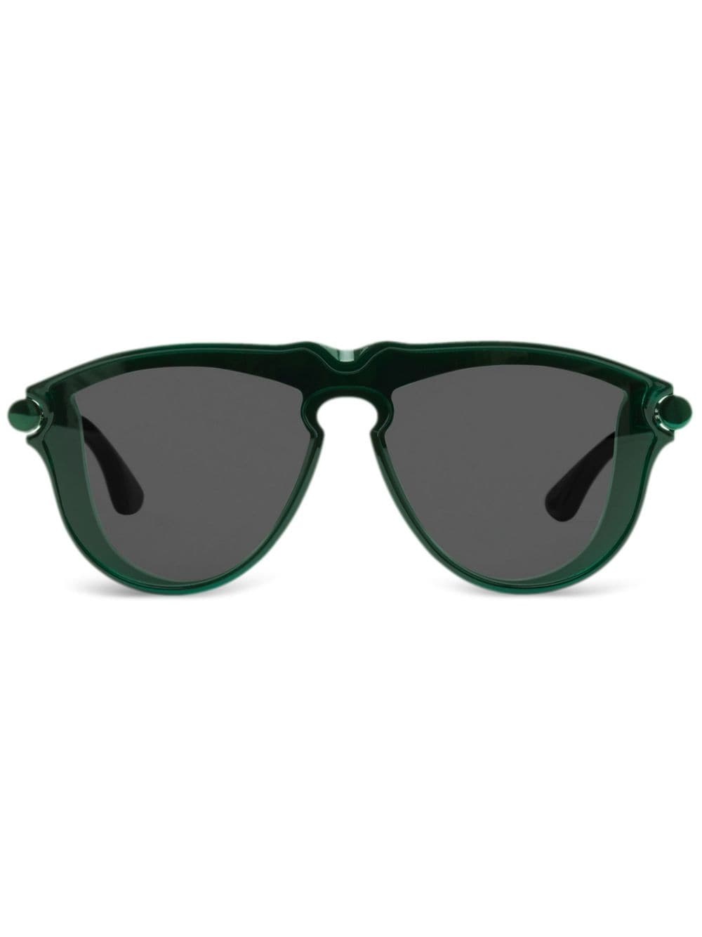 Tubular pilot-frame sunglasses - 2