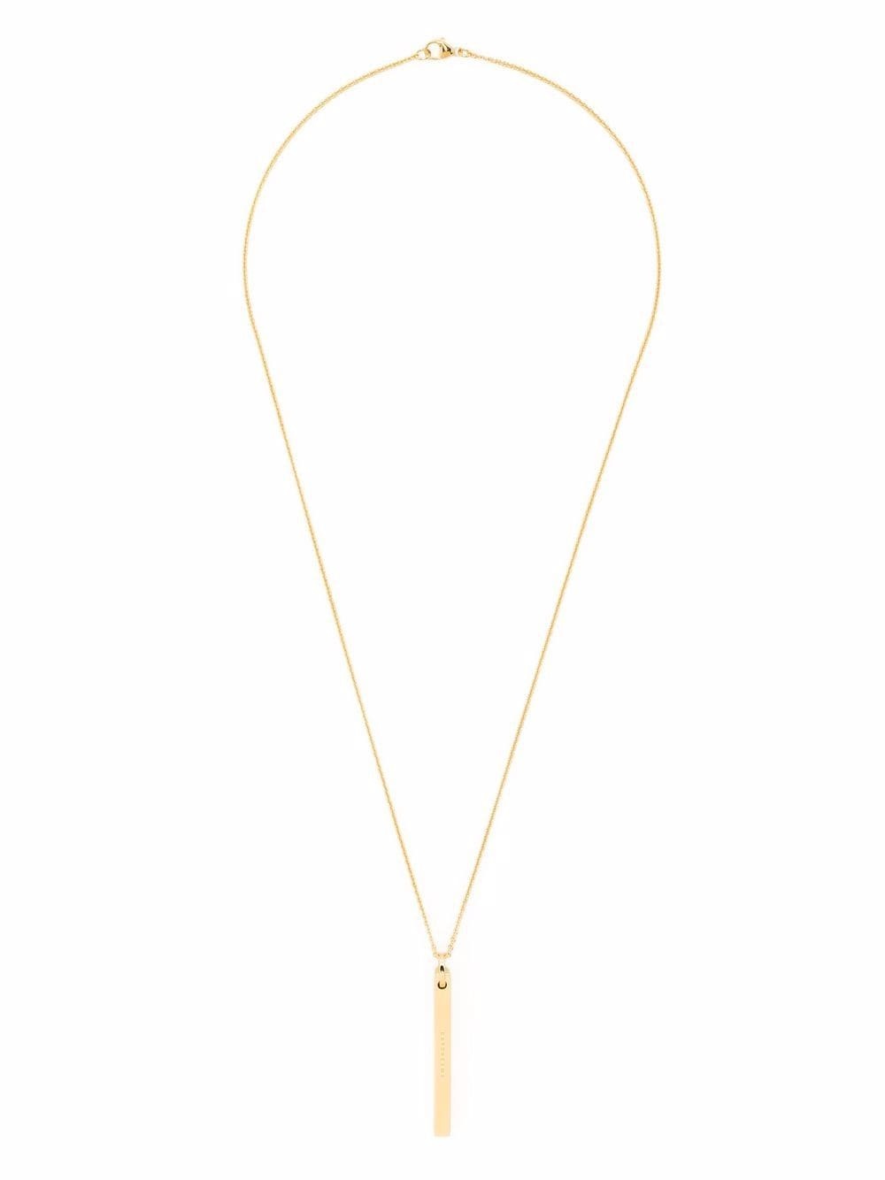 Cube-chain 9kt gold-plated sterling-silver necklace - 3