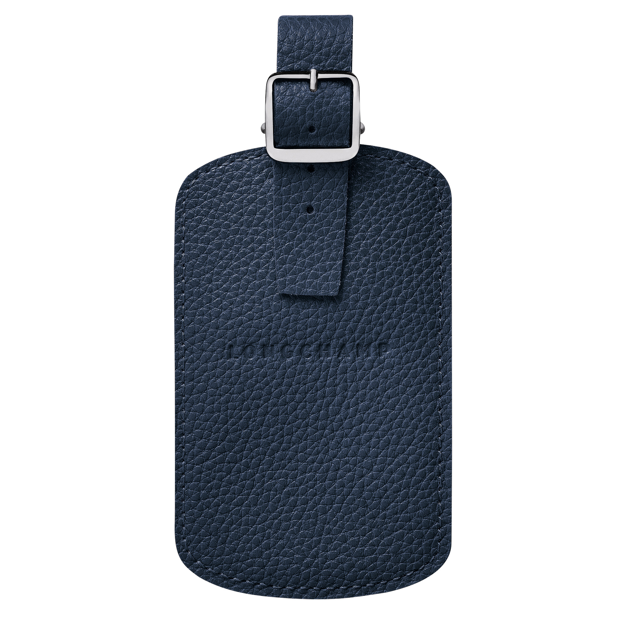 Le Foulonné Luggage tag Navy - Leather - 1