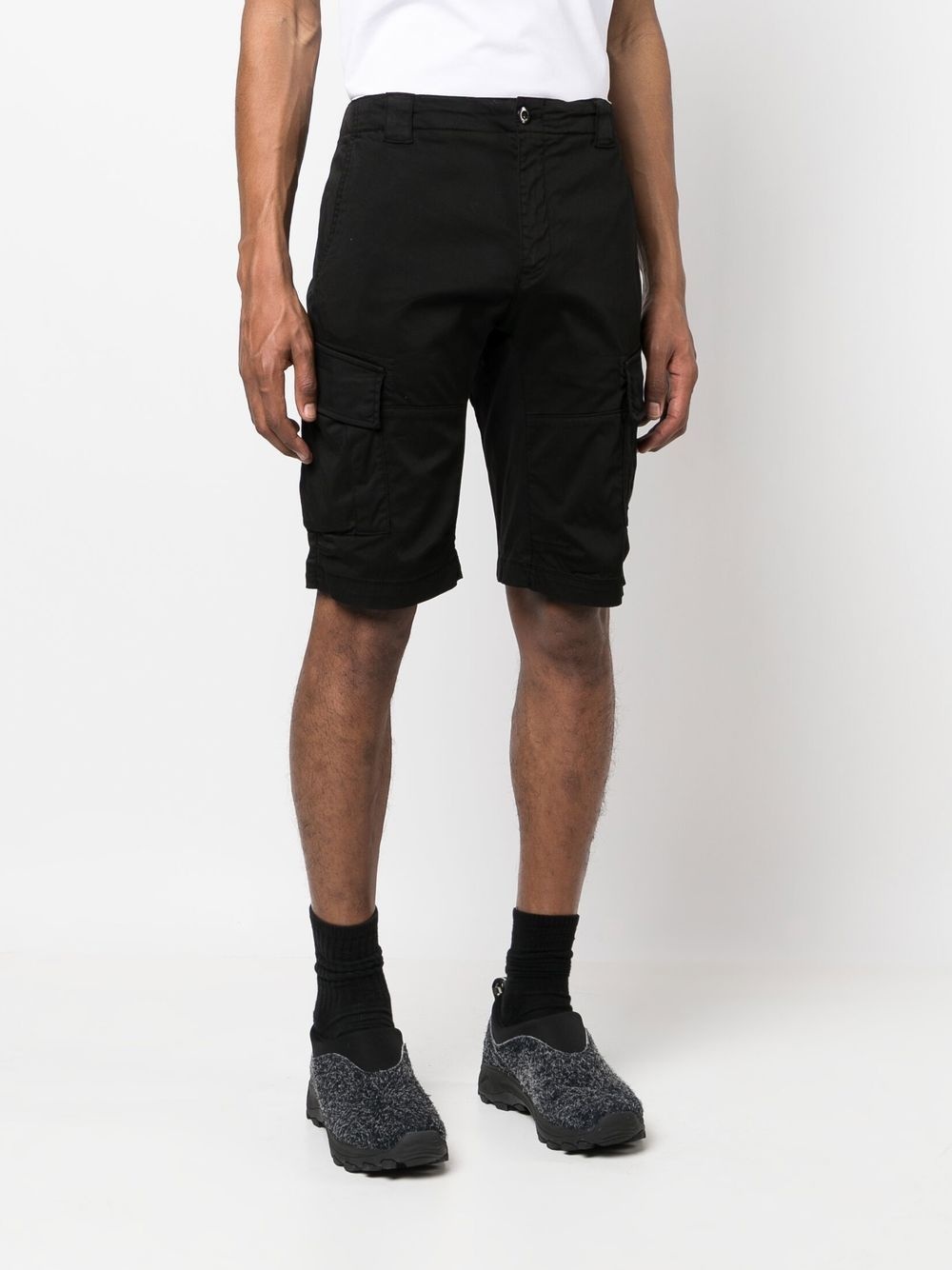 mid-rise cargo shorts - 3