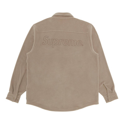Supreme Supreme Polartec Shirt 'Tan' outlook
