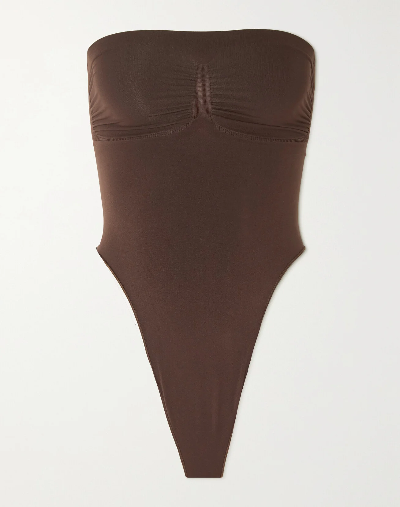 Seamless Sculpt Strapless Thong Bodysuit - 1