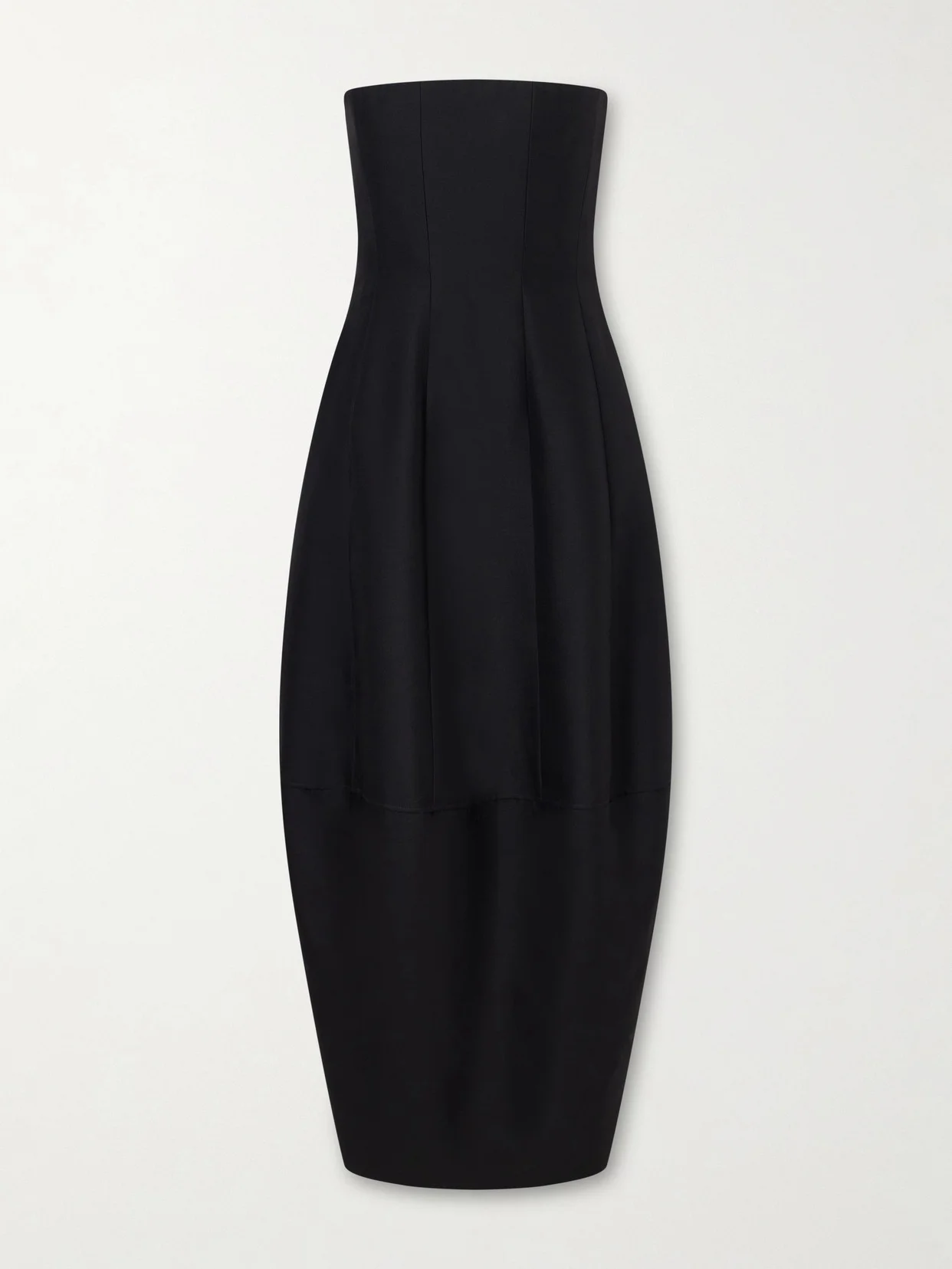 Stela Wool And Silk-blend Midi Dress - 1