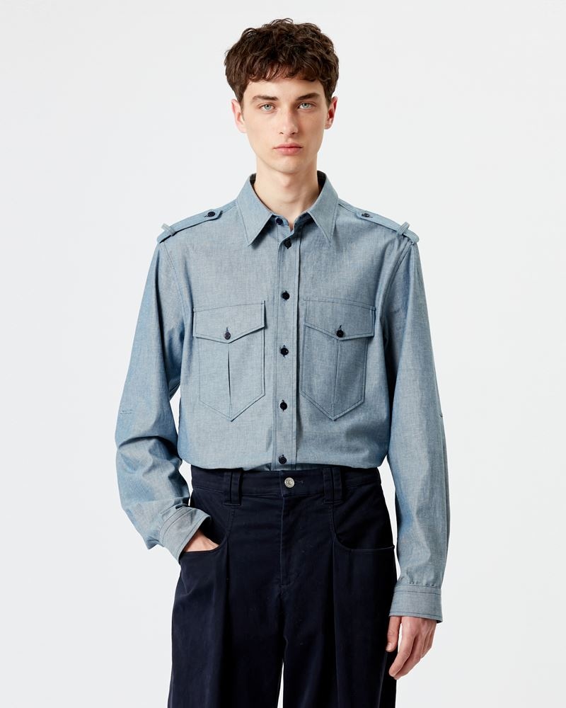 CESAR CHAMBRAY SHIRT - 4