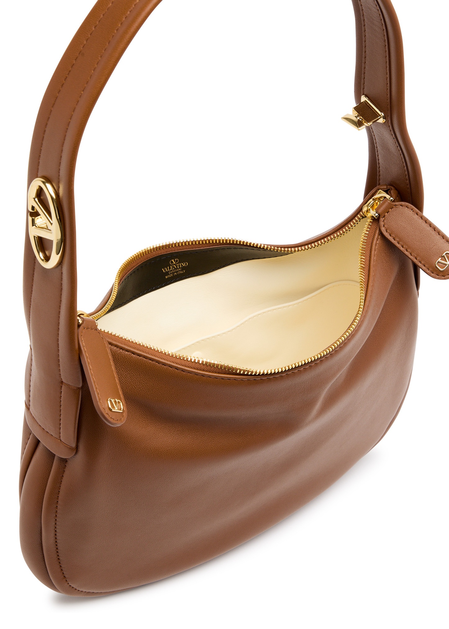 Small leather hobo bag - 7