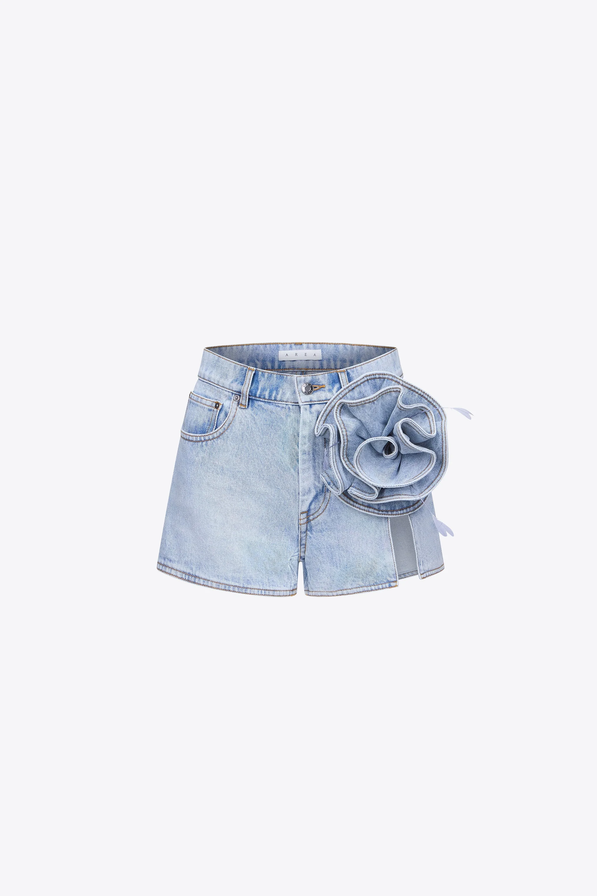 FLOWER SLIT SHORT - 1