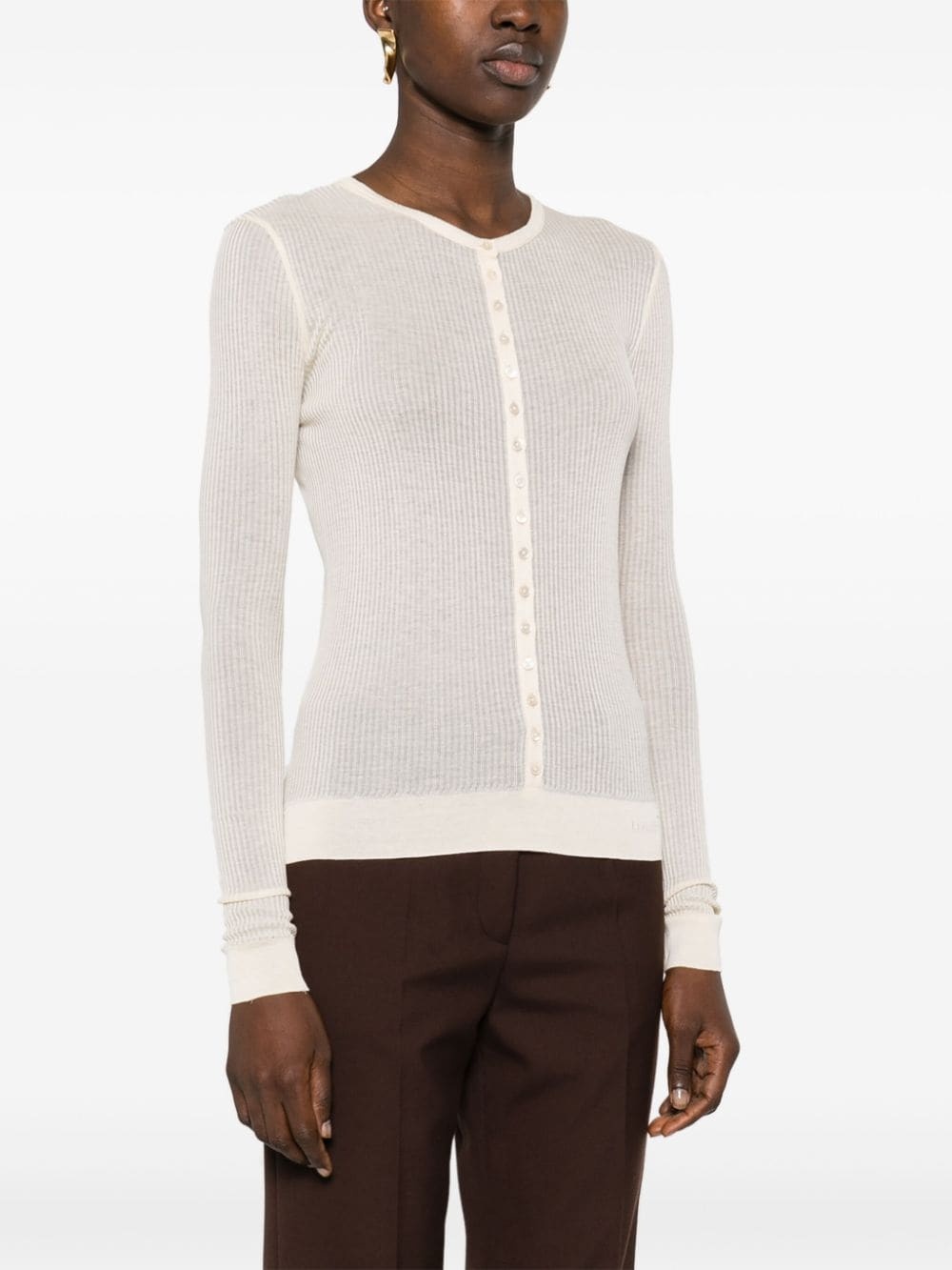 long-sleeve ribbed top - 3