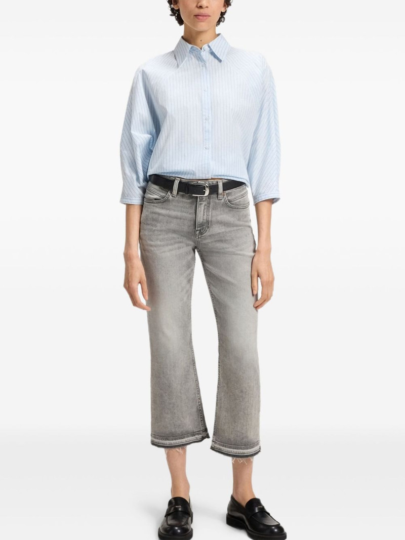 BOSS kick-flare frayed jeans outlook