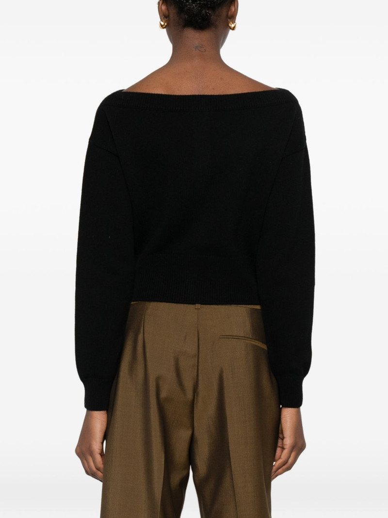 boat-neck cardigan 4