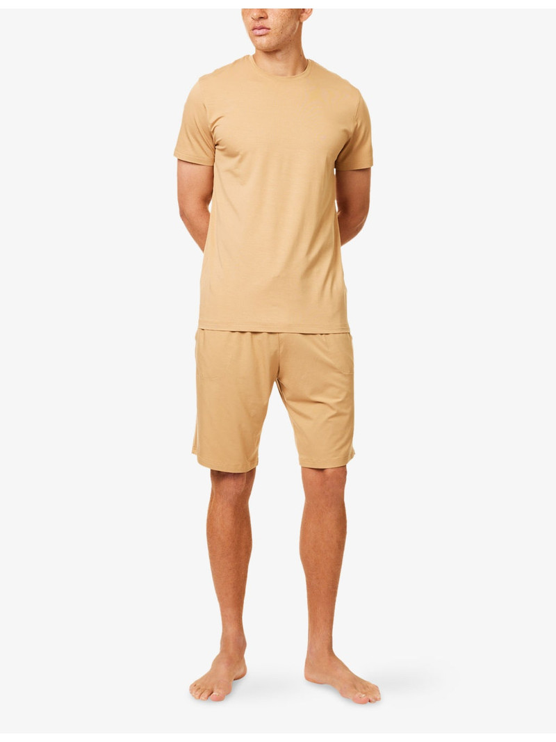 Derek Rose Basel Relaxed-Fit Stretch-Modal Lounge Shorts outlook