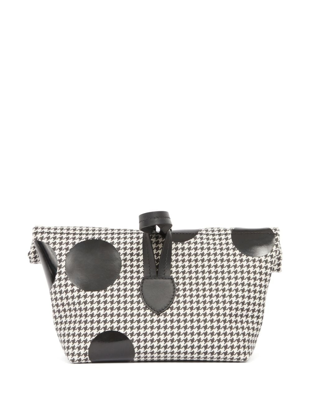 Paper houndstooth clutch bag - 2